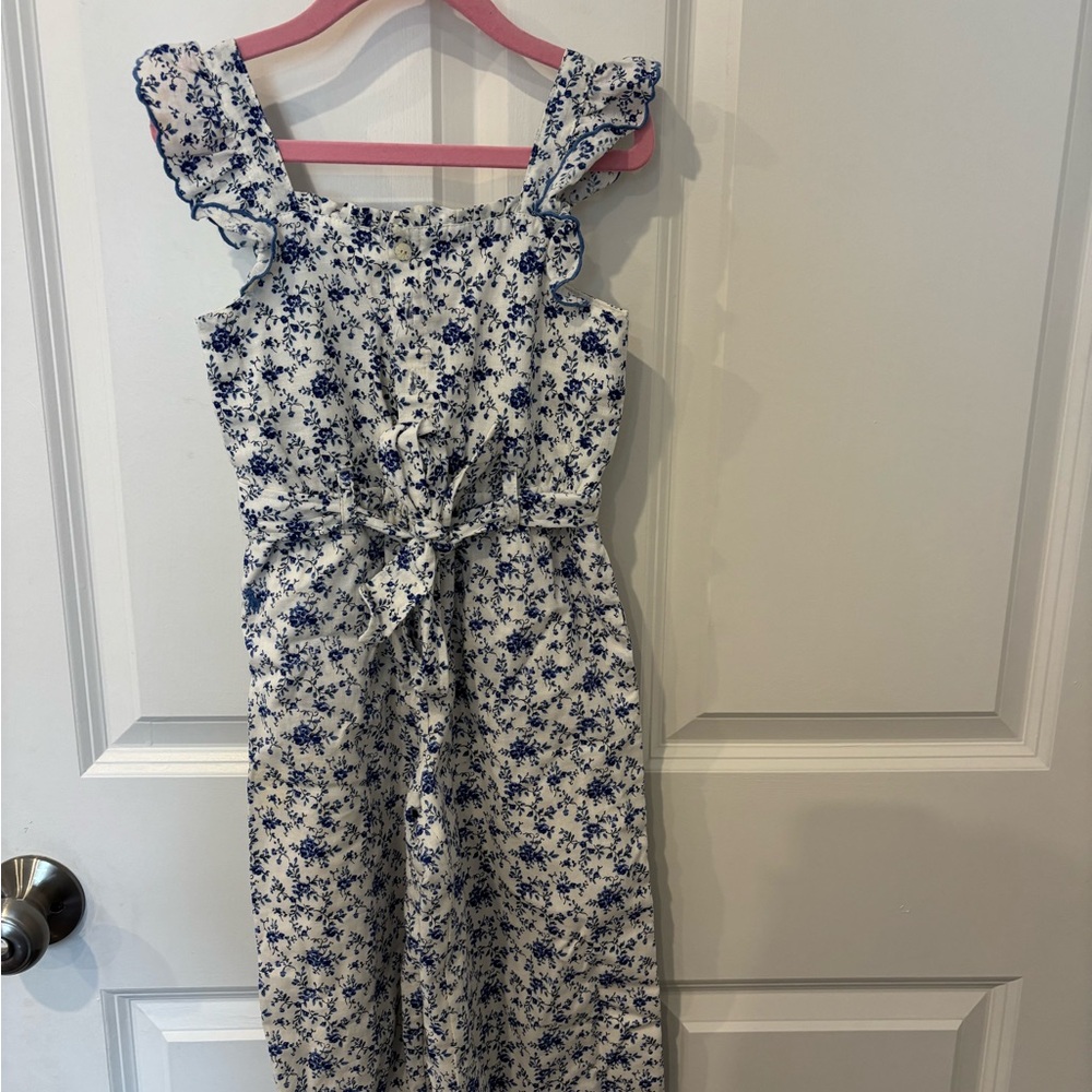 Polo by Ralph Lauren White and Blue Dress